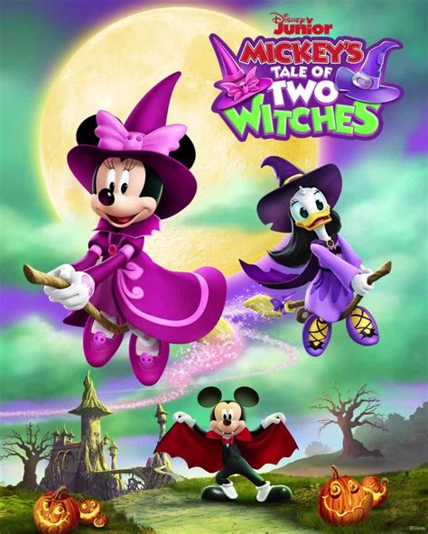 Minnie mouse witch cartoon